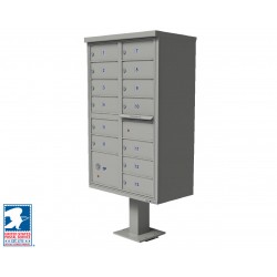 13 Mail Box CBU / 1 Parcel Locker
