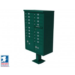 16 Mail Box CBU / 2 Parcel Lockers