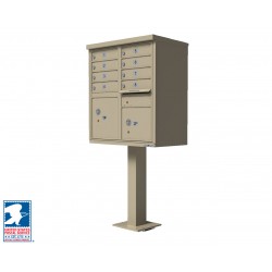 8 Mail Box CBU / 2 Parcel Lockers 